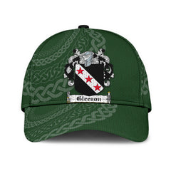 Clan Gleeson Coat Of Arms - Irish Family Crest St Patrick's Day Classic CapDO63 Classic Cap - Gleeson Coat Of Arms St Patrick's Day Classic Cap Irish Cap   