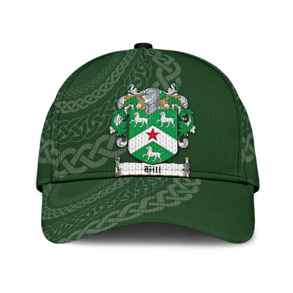 Clan Hill Coat Of Arms - Irish Family Crest St Patrick's Day Classic CapEA60 Classic Cap - Hill Coat Of Arms St Patrick's Day Classic Cap Irish Cap   