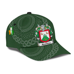 Clan Hawkins Coat Of Arms Wexfordarms - Irish Family Crest St Patrick's Day Classic CapKG13 Classic Cap - Hawkins Coat Of Arms Wexfordarms St Patrick's Day Classic Cap Irish Cap   