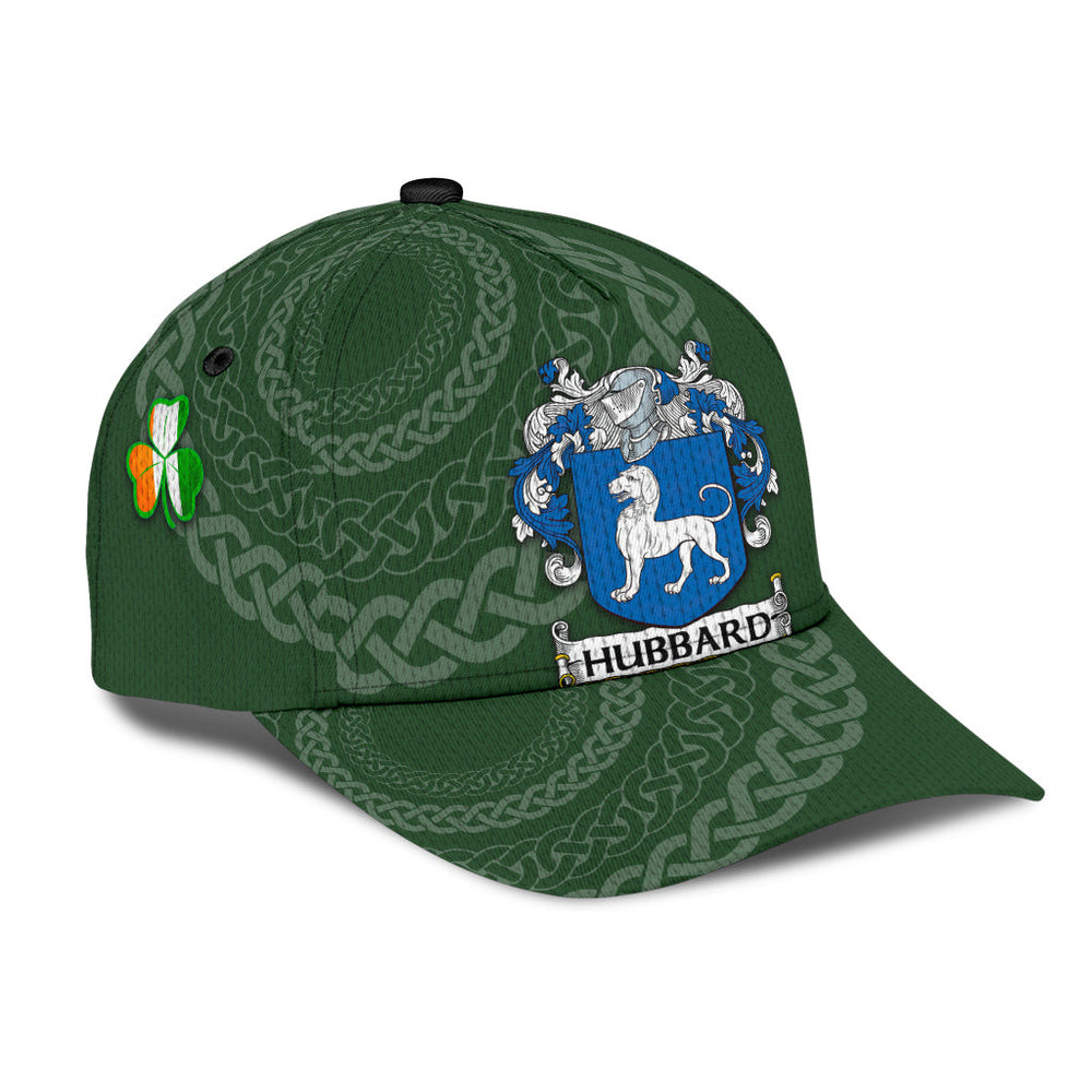 Clan Hubbard Coat Of Arms - Irish Family Crest St Patrick's Day Classic CapXL38 Classic Cap - Hubbard Coat Of Arms St Patrick's Day Classic Cap Irish Cap   
