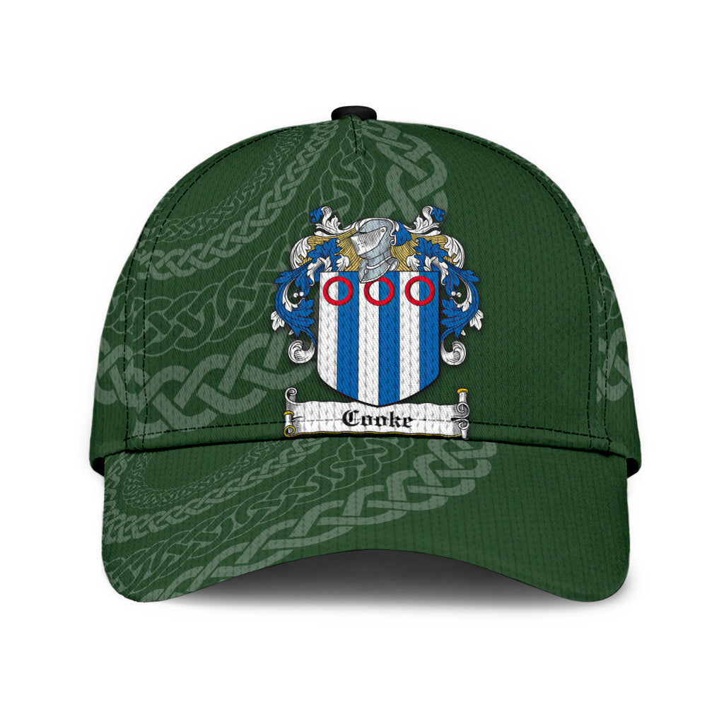 Clan Cooke Coat Of Arms - Irish Family Crest St Patrick's Day Classic CapHW46 Classic Cap - Cooke Coat Of Arms St Patrick's Day Classic Cap Irish Cap   