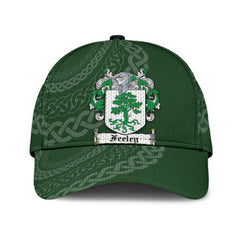 Clan Feeley Coat Of Arms - Irish Family Crest St Patrick's Day Classic CapIA25 Classic Cap - Feeley Coat Of Arms St Patrick's Day Classic Cap Irish Cap   