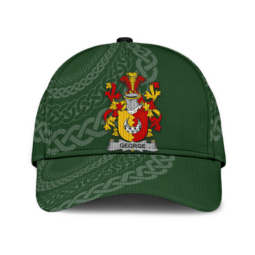 Clan George Coat Of Arms - Irish Family Crest St Patrick's Day Classic CapDG30 Classic Cap - George Coat Of Arms St Patrick's Day Classic Cap Irish Cap   