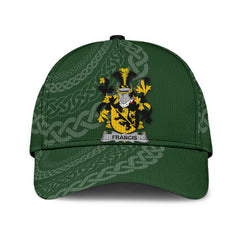 Clan Francis Coat Of Arms - Irish Family Crest St Patrick's Day Classic CapIA95 Classic Cap - Francis Coat Of Arms St Patrick's Day Classic Cap Irish Cap   