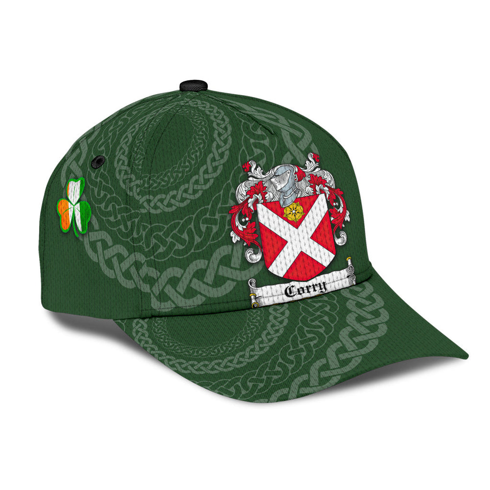 Clan Corry Coat Of Arms - Irish Family Crest St Patrick's Day Classic CapLR24 Classic Cap - Corry Coat Of Arms St Patrick's Day Classic Cap Irish Cap   
