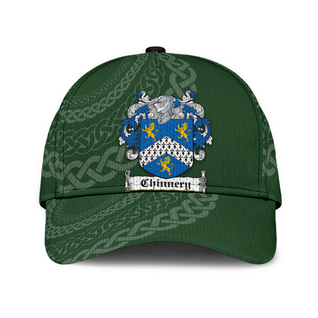 Clan Chinnery Coat Of Arms - Irish Family Crest St Patrick's Day Classic CapWB72 Classic Cap - Chinnery Coat Of Arms St Patrick's Day Classic Cap Irish Cap   