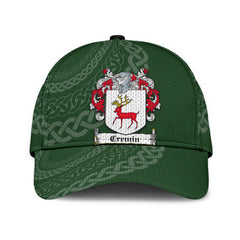 Clan Cremin Coat Of Arms - Irish Family Crest St Patrick's Day Classic CapLM46 Classic Cap - Cremin Coat Of Arms St Patrick's Day Classic Cap Irish Cap   