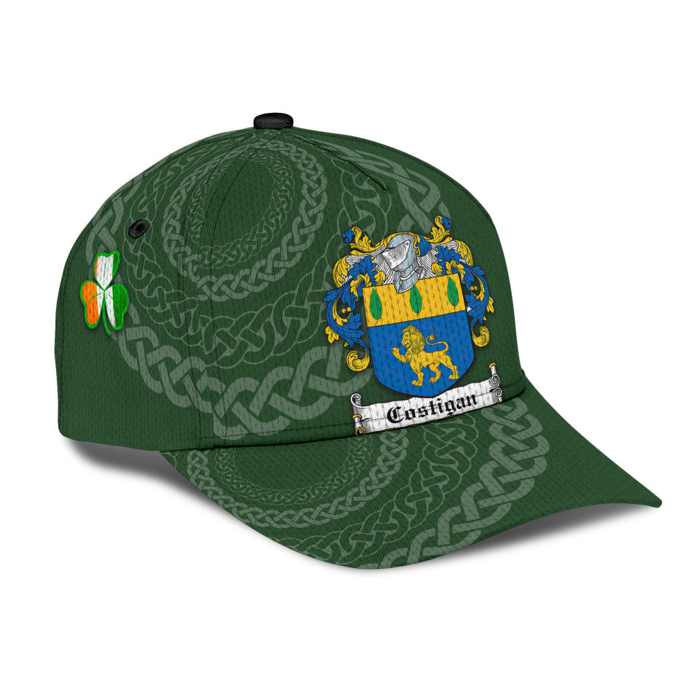 Clan Costigan Coat Of Arms - Irish Family Crest St Patrick's Day Classic CapSF50 Classic Cap - Costigan Coat Of Arms St Patrick's Day Classic Cap Irish Cap   