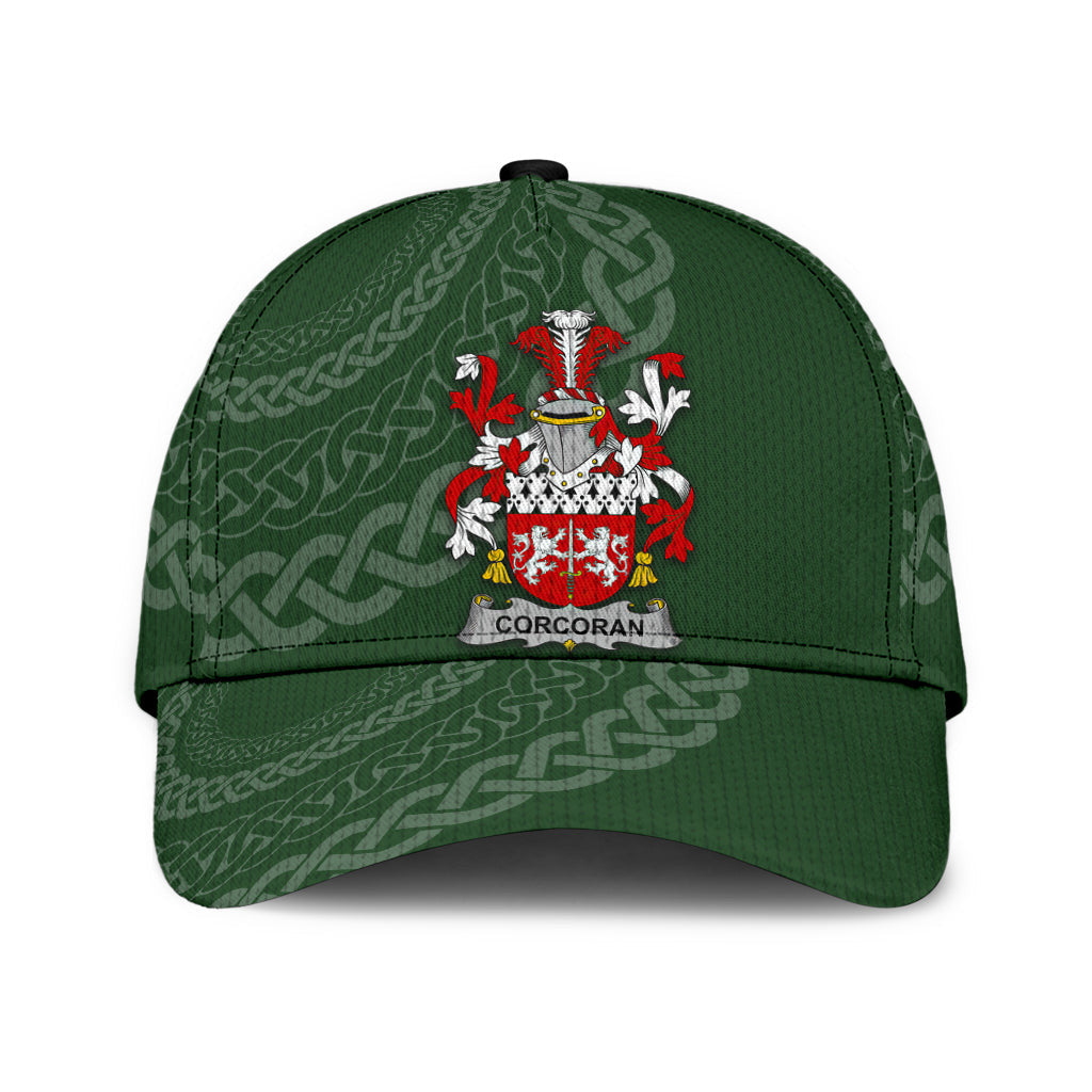 Clan Corcoran Coat Of Arms - Irish Family Crest St Patrick's Day Classic CapPH37 Classic Cap - Corcoran Coat Of Arms St Patrick's Day Classic Cap Irish Cap   