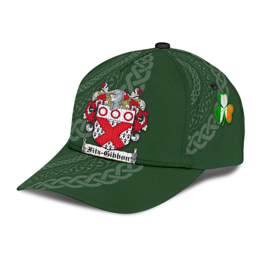 Clan Fitzgibbon Coat Of Arms - Irish Family Crest St Patrick's Day Classic CapTU20 Classic Cap - Fitzgibbon Coat Of Arms St Patrick's Day Classic Cap Irish Cap   