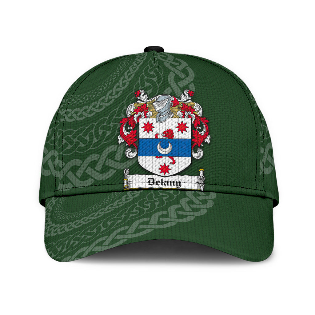 Clan Delany Coat Of Arms - Irish Family Crest St Patrick's Day Classic CapIV94 Classic Cap - Delany Coat Of Arms St Patrick's Day Classic Cap Irish Cap   