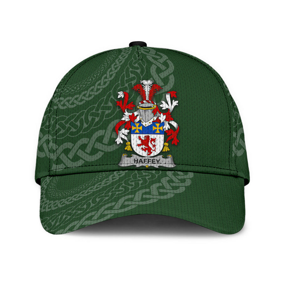 Clan Haffey Coat Of Arms - Irish Family Crest St Patrick's Day Classic CapON34 Classic Cap - Haffey Coat Of Arms St Patrick's Day Classic Cap Irish Cap   