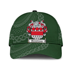 Clan Devereux Coat Of Arms - Irish Family Crest St Patrick's Day Classic CapOY21 Classic Cap - Devereux Coat Of Arms St Patrick's Day Classic Cap Irish Cap   
