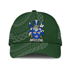 Clan Forbes Coat Of Arms - Irish Family Crest St Patrick's Day Classic CapFP36 Classic Cap - Forbes Coat Of Arms St Patrick's Day Classic Cap Irish Cap   