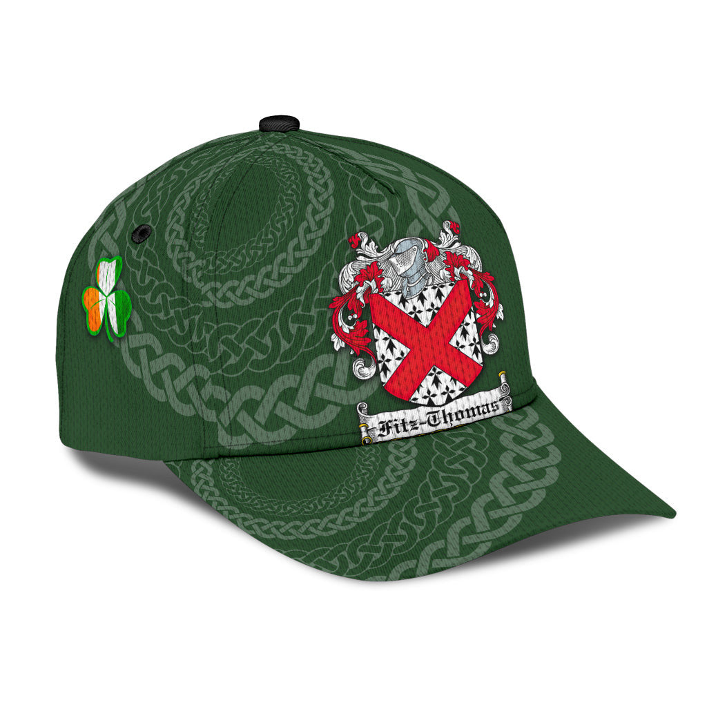 Clan Fitzthomas Coat Of Arms - Irish Family Crest St Patrick's Day Classic CapBD91 Classic Cap - Fitzthomas Coat Of Arms St Patrick's Day Classic Cap Irish Cap   