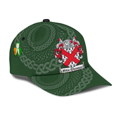 Clan Fitzthomas Coat Of Arms - Irish Family Crest St Patrick's Day Classic CapBD91 Classic Cap - Fitzthomas Coat Of Arms St Patrick's Day Classic Cap Irish Cap   
