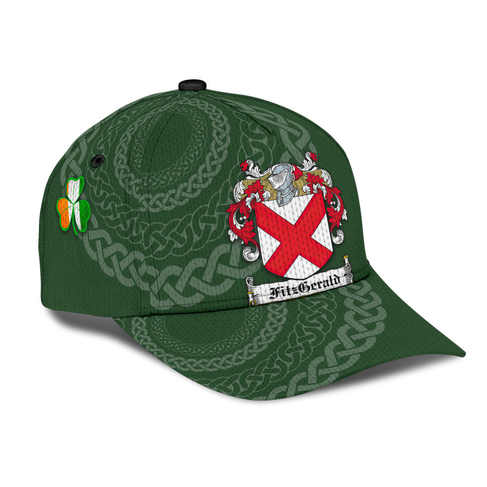 Clan Fitzgerald Coat Of Arms - Irish Family Crest St Patrick's Day Classic CapDY93 Classic Cap - Fitzgerald Coat Of Arms St Patrick's Day Classic Cap Irish Cap   