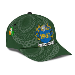 Clan Carry Coat Of Arms - Irish Family Crest St Patrick's Day Classic CapMW57 Classic Cap - Carry Coat Of Arms St Patrick's Day Classic Cap Irish Cap   