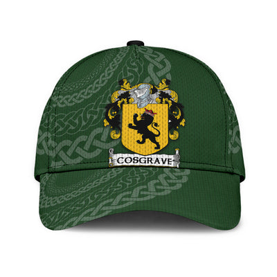 Clan Cosgrave Coat Of Arms - Irish Family Crest St Patrick's Day Classic Cap TY45