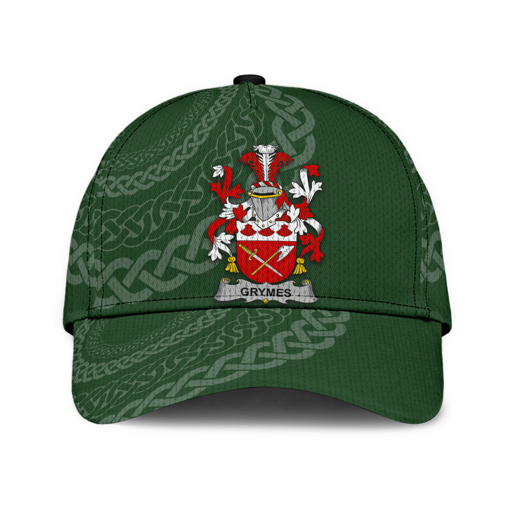 Clan Grymes Coat Of Arms - Irish Family Crest St Patrick's Day Classic CapMH25 Classic Cap - Grymes Coat Of Arms St Patrick's Day Classic Cap Irish Cap   