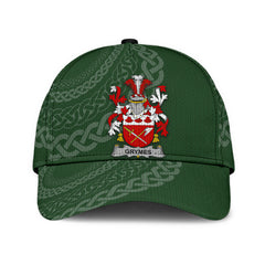 Clan Grymes Coat Of Arms - Irish Family Crest St Patrick's Day Classic CapMH25 Classic Cap - Grymes Coat Of Arms St Patrick's Day Classic Cap Irish Cap   