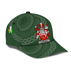 Clan Grymes Coat Of Arms - Irish Family Crest St Patrick's Day Classic CapMH25 Classic Cap - Grymes Coat Of Arms St Patrick's Day Classic Cap Irish Cap   