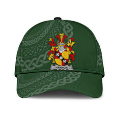 Clan Hannon Coat Of Arms - Irish Family Crest St Patrick's Day Classic CapYR73 Classic Cap - Hannon Coat Of Arms St Patrick's Day Classic Cap Irish Cap   