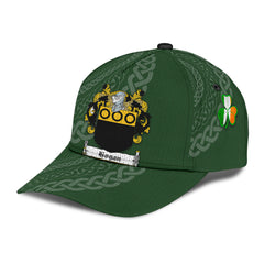 Clan Hogan Coat Of Arms - Irish Family Crest St Patrick's Day Classic CapCS78 Classic Cap - Hogan Coat Of Arms St Patrick's Day Classic Cap Irish Cap   