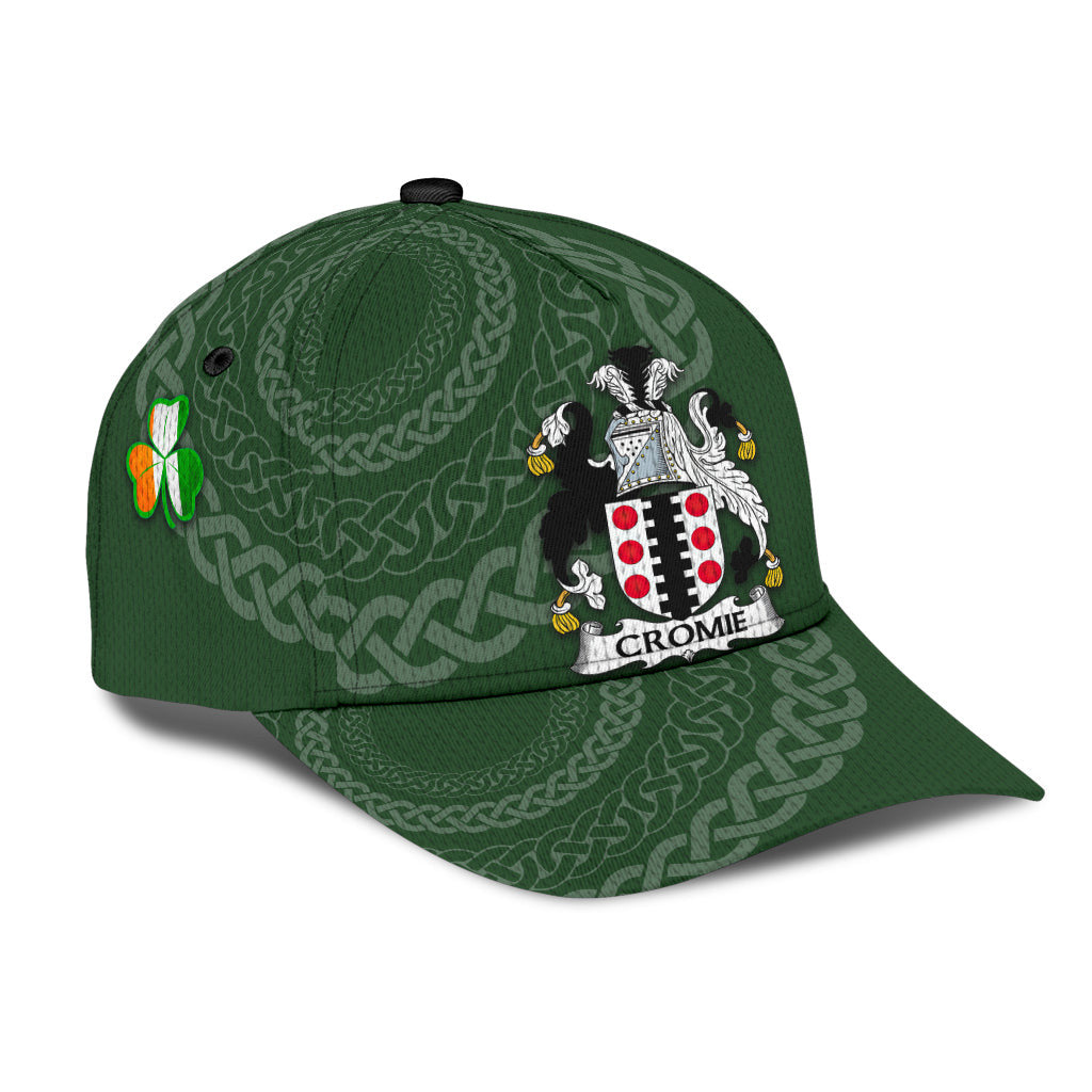 Clan Cromie Coat Of Arms - Irish Family Crest St Patrick's Day Classic CapLF69 Classic Cap - Cromie Coat Of Arms St Patrick's Day Classic Cap Irish Cap   