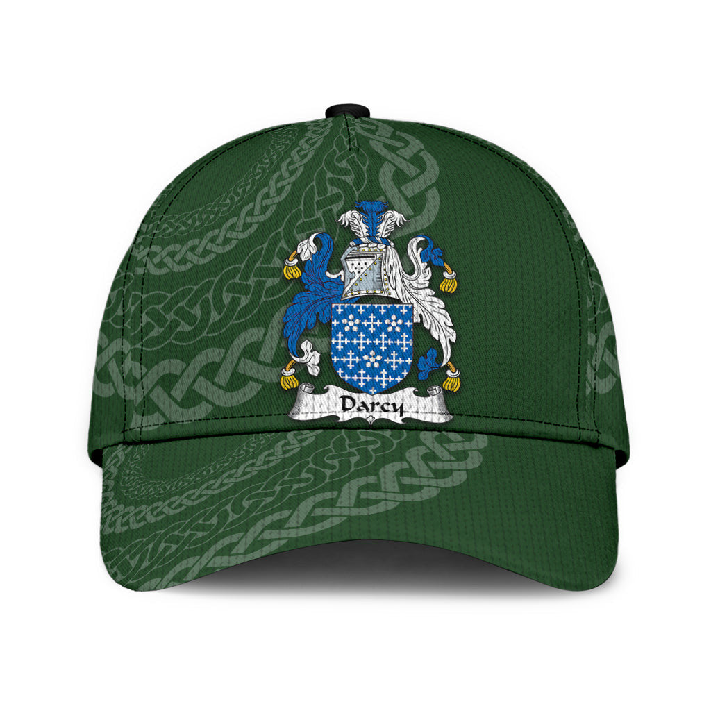 Clan Darcy Coat Of Arms II Irisharms - Irish Family Crest St Patrick's Day Classic CapDI86 Classic Cap - Darcy Coat Of Arms II Irisharms St Patrick's Day Classic Cap Irish Cap   