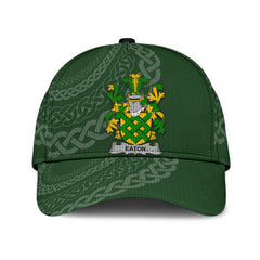Clan Eaton Coat Of Arms - Irish Family Crest St Patrick's Day Classic CapDW93 Classic Cap - Eaton Coat Of Arms St Patrick's Day Classic Cap Irish Cap   
