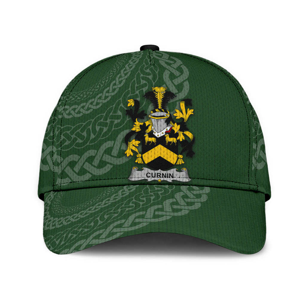 Clan Curnin Coat Of Arms - Irish Family Crest St Patrick's Day Classic CapVG10 Classic Cap - Curnin Coat Of Arms St Patrick's Day Classic Cap Irish Cap   