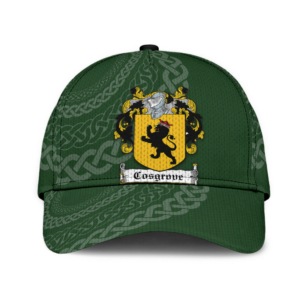 Clan Cosgrove Coat Of Arms - Irish Family Crest St Patrick's Day Classic CapIK16 Classic Cap - Cosgrove Coat Of Arms St Patrick's Day Classic Cap Irish Cap   