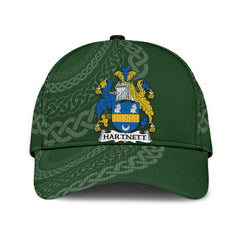 Clan Hartnett Coat Of Arms - Irish Family Crest St Patrick's Day Classic CapOB98 Classic Cap - Hartnett Coat Of Arms St Patrick's Day Classic Cap Irish Cap   