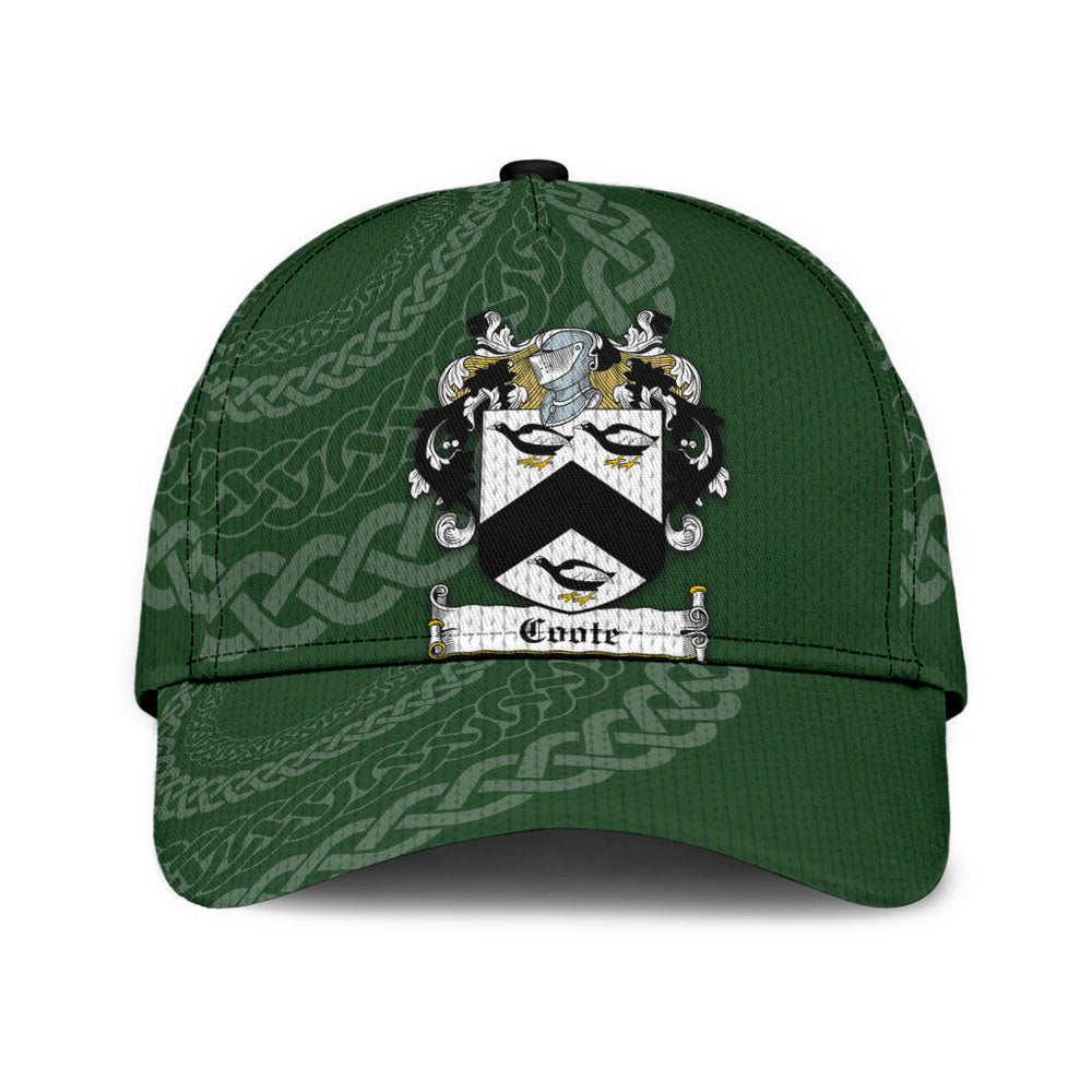 Clan Coote Coat Of Arms - Irish Family Crest St Patrick's Day Classic CapTB86 Classic Cap - Coote Coat Of Arms St Patrick's Day Classic Cap Irish Cap   