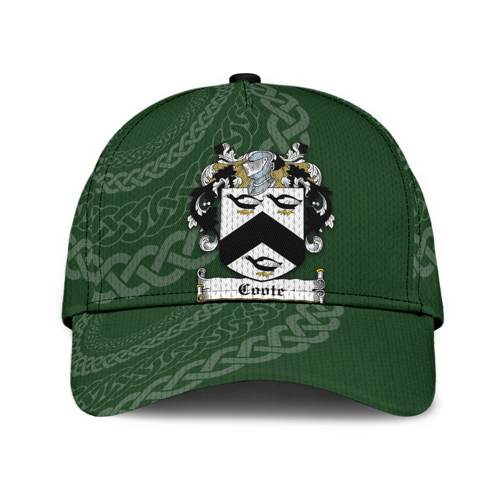Clan Coote Coat Of Arms - Irish Family Crest St Patrick's Day Classic CapTB86 Classic Cap - Coote Coat Of Arms St Patrick's Day Classic Cap Irish Cap   