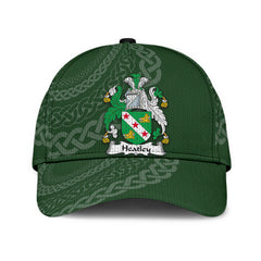 Clan Heatley Coat Of Arms - Irish Family Crest St Patrick's Day Classic CapMU20 Classic Cap - Heatley Coat Of Arms St Patrick's Day Classic Cap Irish Cap   