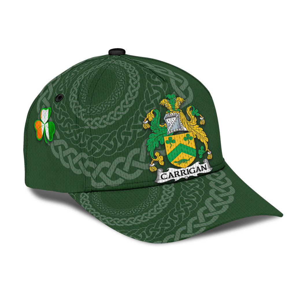 Clan Carrigan Coat Of Arms - Irish Family Crest St Patrick's Day Classic CapWX23 Classic Cap - Carrigan Coat Of Arms St Patrick's Day Classic Cap Irish Cap   