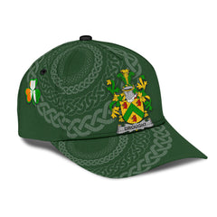 Clan Drought Coat Of Arms - Irish Family Crest St Patrick's Day Classic CapJJ22 Classic Cap - Drought Coat Of Arms St Patrick's Day Classic Cap Irish Cap   