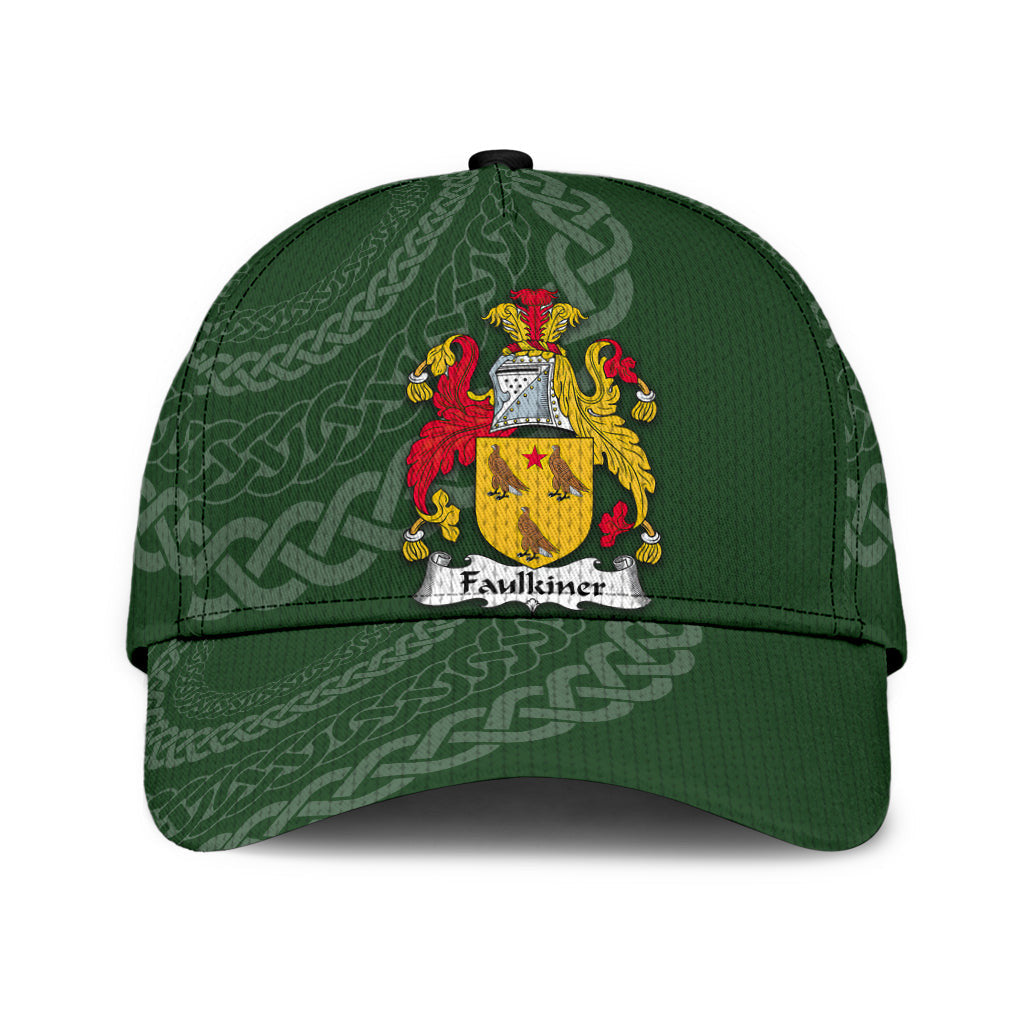 Clan Faulkiner Coat Of Arms - Irish Family Crest St Patrick's Day Classic CapKB56 Classic Cap - Faulkiner Coat Of Arms St Patrick's Day Classic Cap Irish Cap   