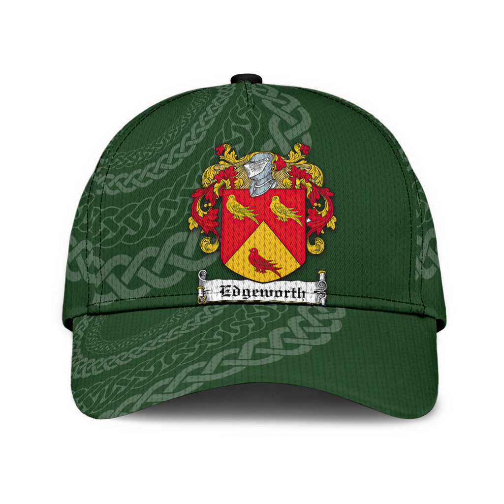 Clan Edgeworth Coat Of Arms - Irish Family Crest St Patrick's Day Classic CapLC46 Classic Cap - Edgeworth Coat Of Arms St Patrick's Day Classic Cap Irish Cap   