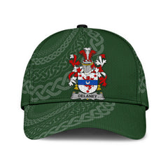 Clan Delaney Coat Of Arms - Irish Family Crest St Patrick's Day Classic CapMH39 Classic Cap - Delaney Coat Of Arms St Patrick's Day Classic Cap Irish Cap   