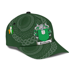 Clan Fennessy Coat Of Arms - Irish Family Crest St Patrick's Day Classic CapSG14 Classic Cap - Fennessy Coat Of Arms St Patrick's Day Classic Cap Irish Cap   