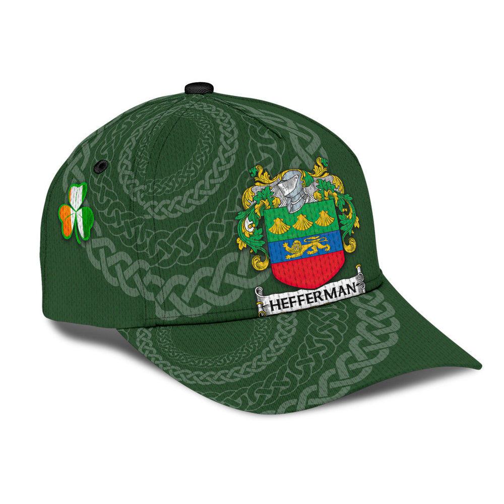 Clan Hefferman Coat Of Arms - Irish Family Crest St Patrick's Day Classic CapEK47 Classic Cap - Hefferman Coat Of Arms St Patrick's Day Classic Cap Irish Cap   