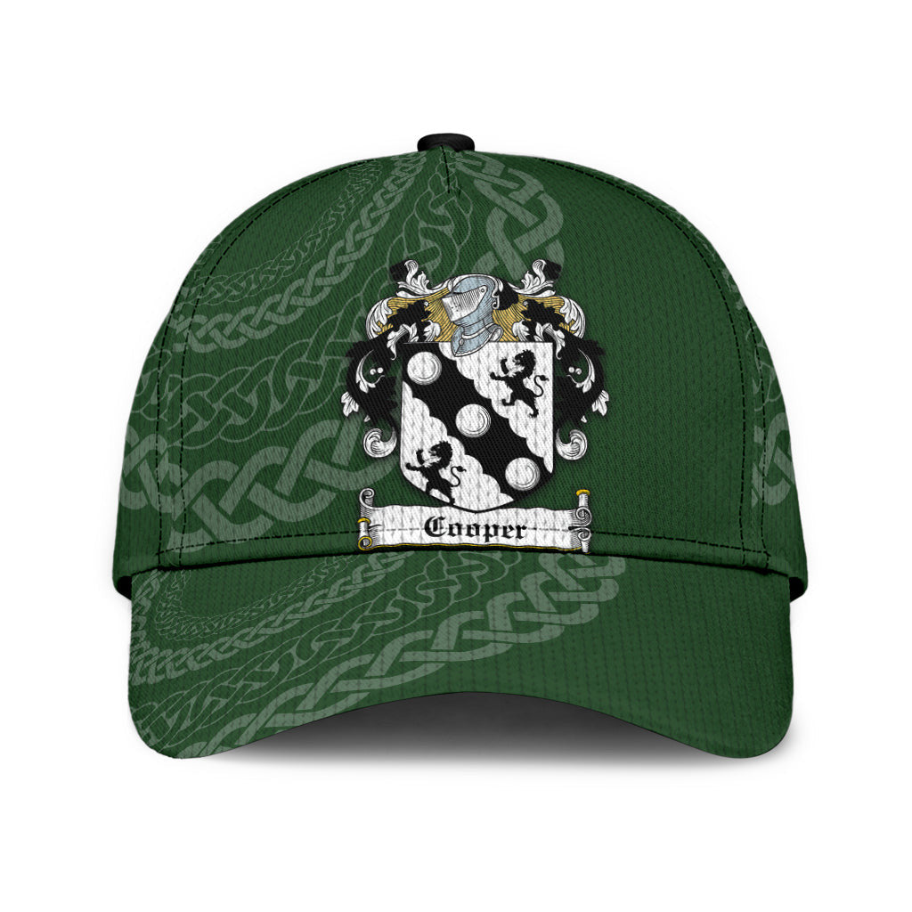 Clan Cooper Coat Of Arms - Irish Family Crest St Patrick's Day Classic CapKH59 Classic Cap - Cooper Coat Of Arms St Patrick's Day Classic Cap Irish Cap   