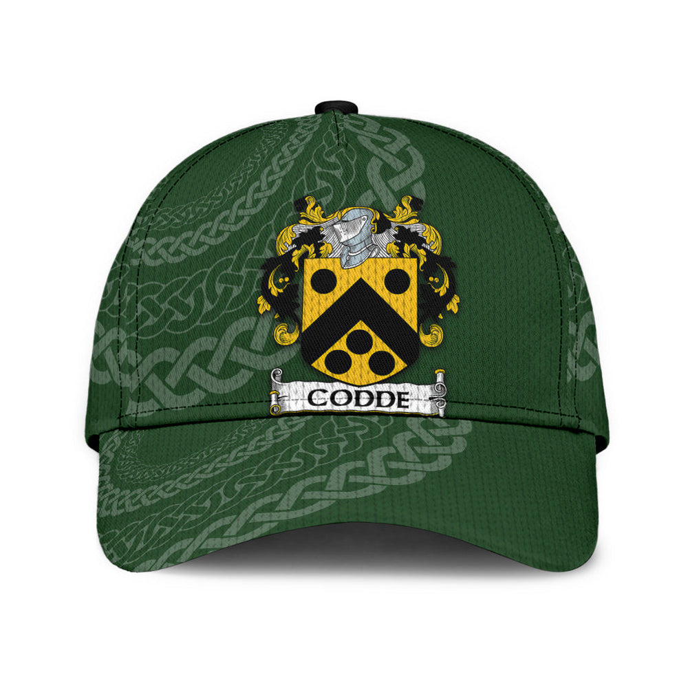 Clan Codde Coat Of Arms - Irish Family Crest St Patrick's Day Classic CapVY29 Classic Cap - Codde Coat Of Arms St Patrick's Day Classic Cap Irish Cap   