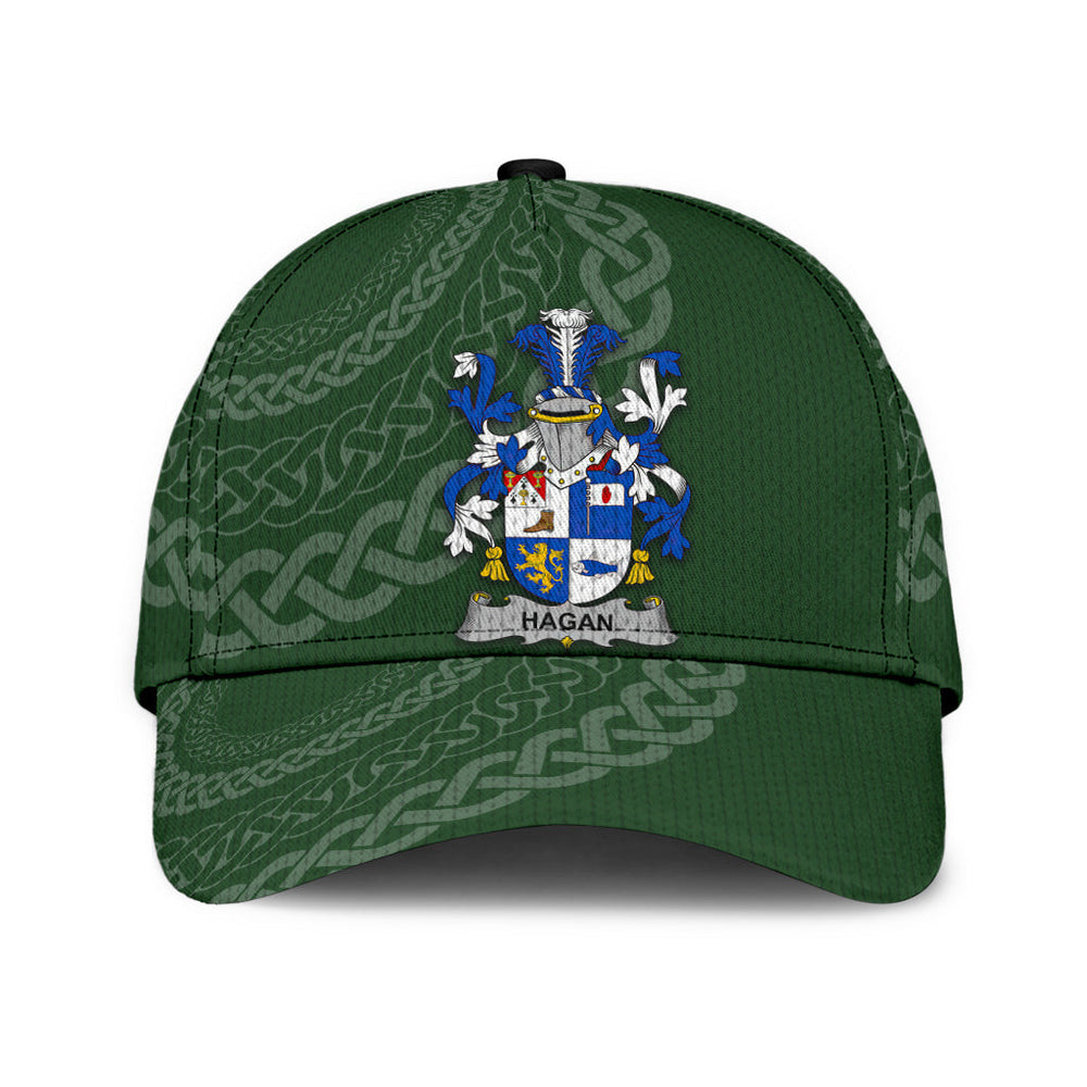 Clan Hagan Coat Of Arms - Irish Family Crest St Patrick's Day Classic CapYU71 Classic Cap - Hagan Coat Of Arms St Patrick's Day Classic Cap Irish Cap   