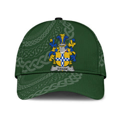 Clan Exham Coat Of Arms - Irish Family Crest St Patrick's Day Classic CapYF97 Classic Cap - Exham Coat Of Arms St Patrick's Day Classic Cap Irish Cap   