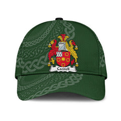 Clan Cantell Coat Of Arms - Irish Family Crest St Patrick's Day Classic CapCF46 Classic Cap - Cantell Coat Of Arms St Patrick's Day Classic Cap Irish Cap   