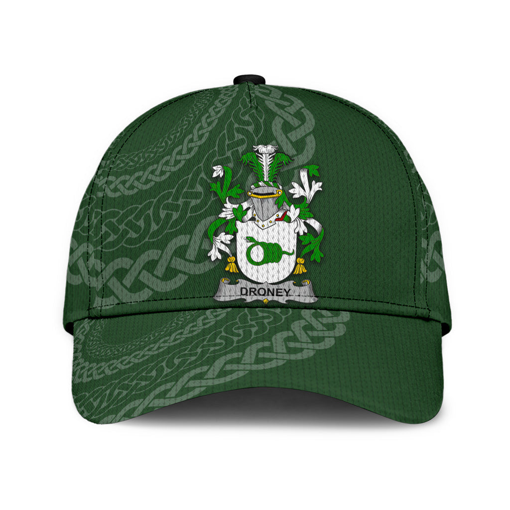 Clan Droney Coat Of Arms - Irish Family Crest St Patrick's Day Classic CapTP11 Classic Cap - Droney Coat Of Arms St Patrick's Day Classic Cap Irish Cap   